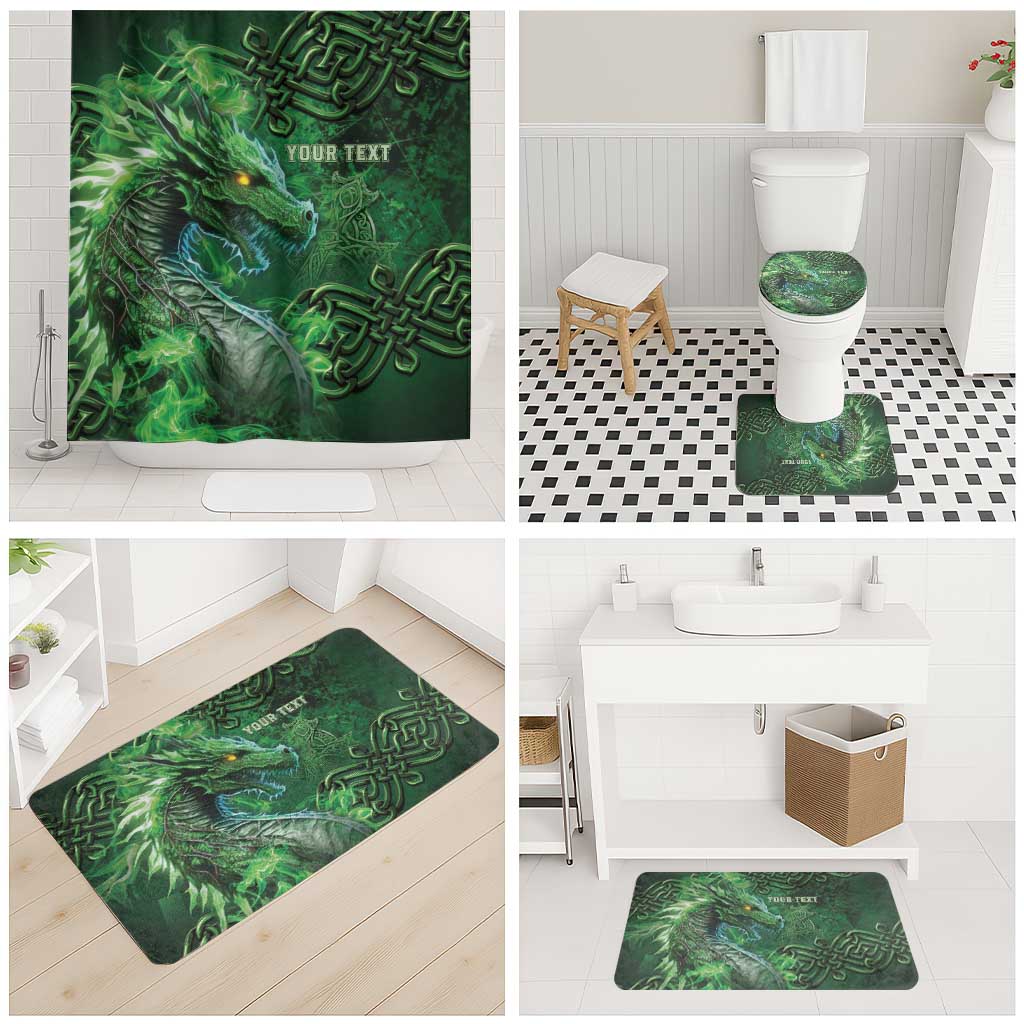 Personalized Ireland Celtic Bathroom Set Irish Roots Dragon Soul - Wonder Print Shop