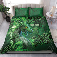 Personalized Ireland Celtic Bedding Set Irish Roots Dragon Soul - Wonder Print Shop