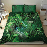 Personalized Ireland Celtic Bedding Set Irish Roots Dragon Soul - Wonder Print Shop