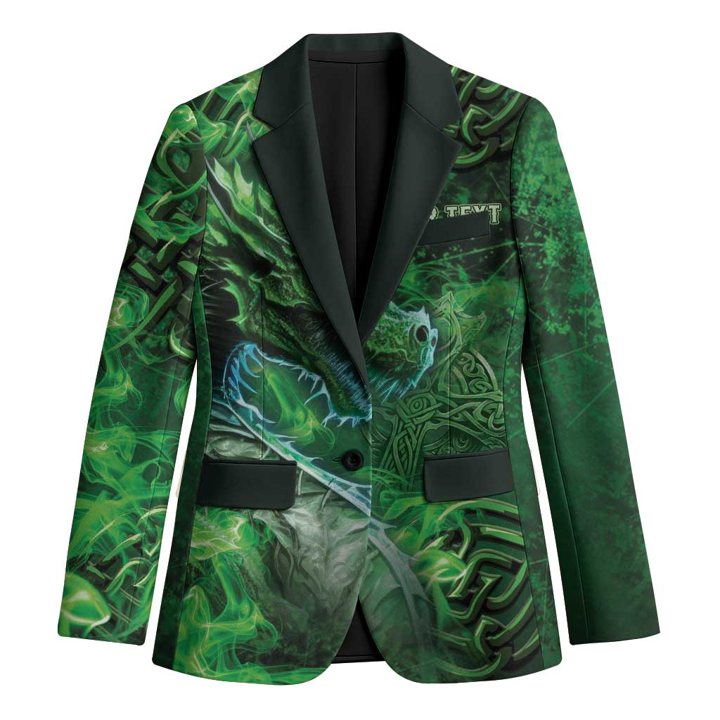 Personalized Ireland Celtic Blazer Irish Roots Dragon Soul - Wonder Print Shop