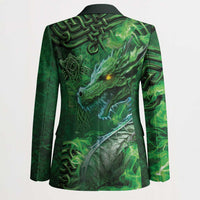 Personalized Ireland Celtic Blazer Irish Roots Dragon Soul - Wonder Print Shop