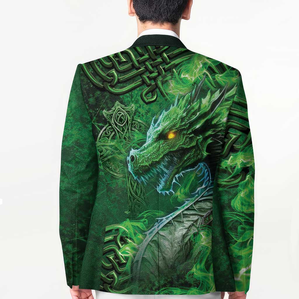 Personalized Ireland Celtic Blazer Irish Roots Dragon Soul - Wonder Print Shop
