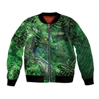 Personalized Ireland Celtic Bomber Jacket Irish Roots Dragon Soul - Wonder Print Shop