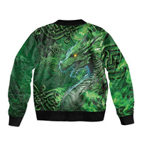 Personalized Ireland Celtic Bomber Jacket Irish Roots Dragon Soul - Wonder Print Shop
