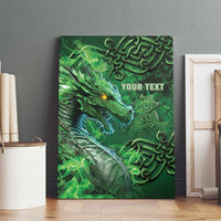 Personalized Ireland Celtic Canvas Wall Art Irish Roots Dragon Soul - Wonder Print Shop
