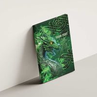 Personalized Ireland Celtic Canvas Wall Art Irish Roots Dragon Soul - Wonder Print Shop