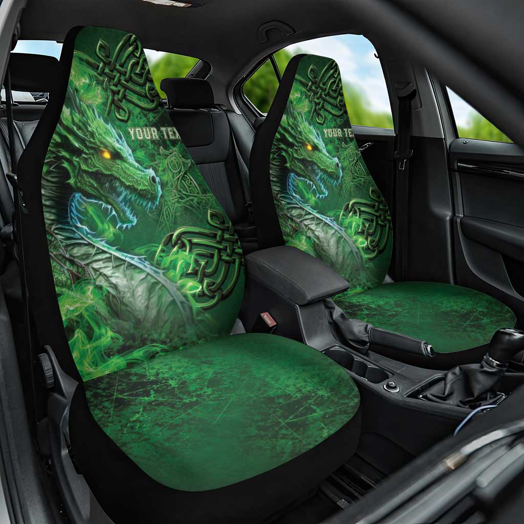 Personalized Ireland Celtic Car Seat Cover Irish Roots Dragon Soul - Wonder Print Shop