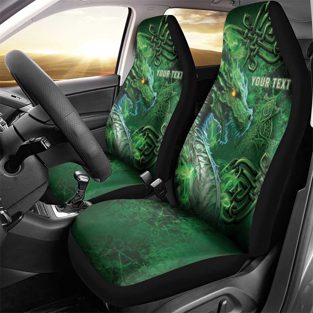 Personalized Ireland Celtic Car Seat Cover Irish Roots Dragon Soul - Wonder Print Shop