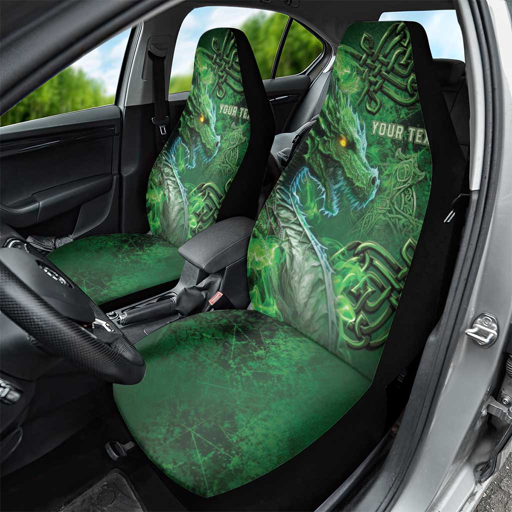 Personalized Ireland Celtic Car Seat Cover Irish Roots Dragon Soul - Wonder Print Shop