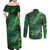 Personalized Ireland Celtic Couples Matching Off Shoulder Maxi Dress and Long Sleeve Button Shirt Irish Roots Dragon Soul - Wonder Print Shop