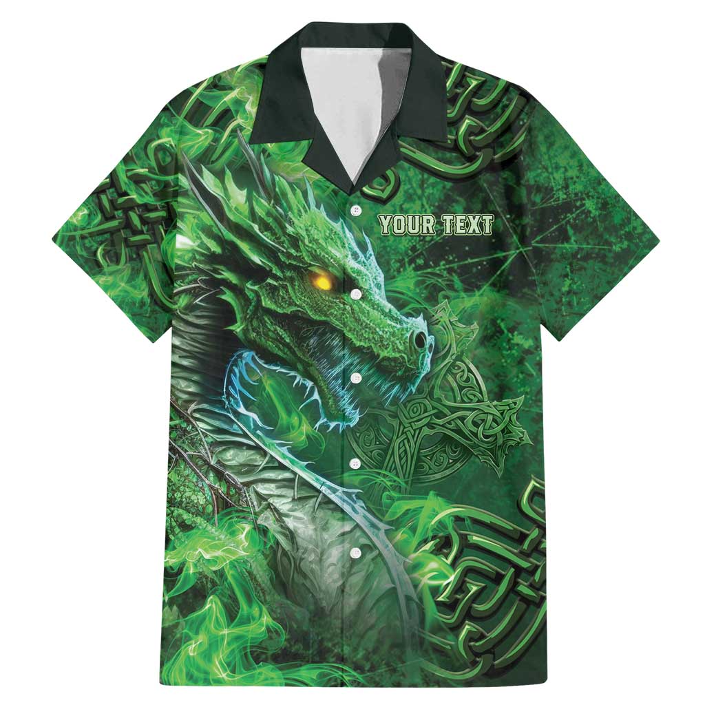 Personalized Ireland Celtic Family Matching Mermaid Dress and Hawaiian Shirt Irish Roots Dragon Soul - Wonder Print Shop