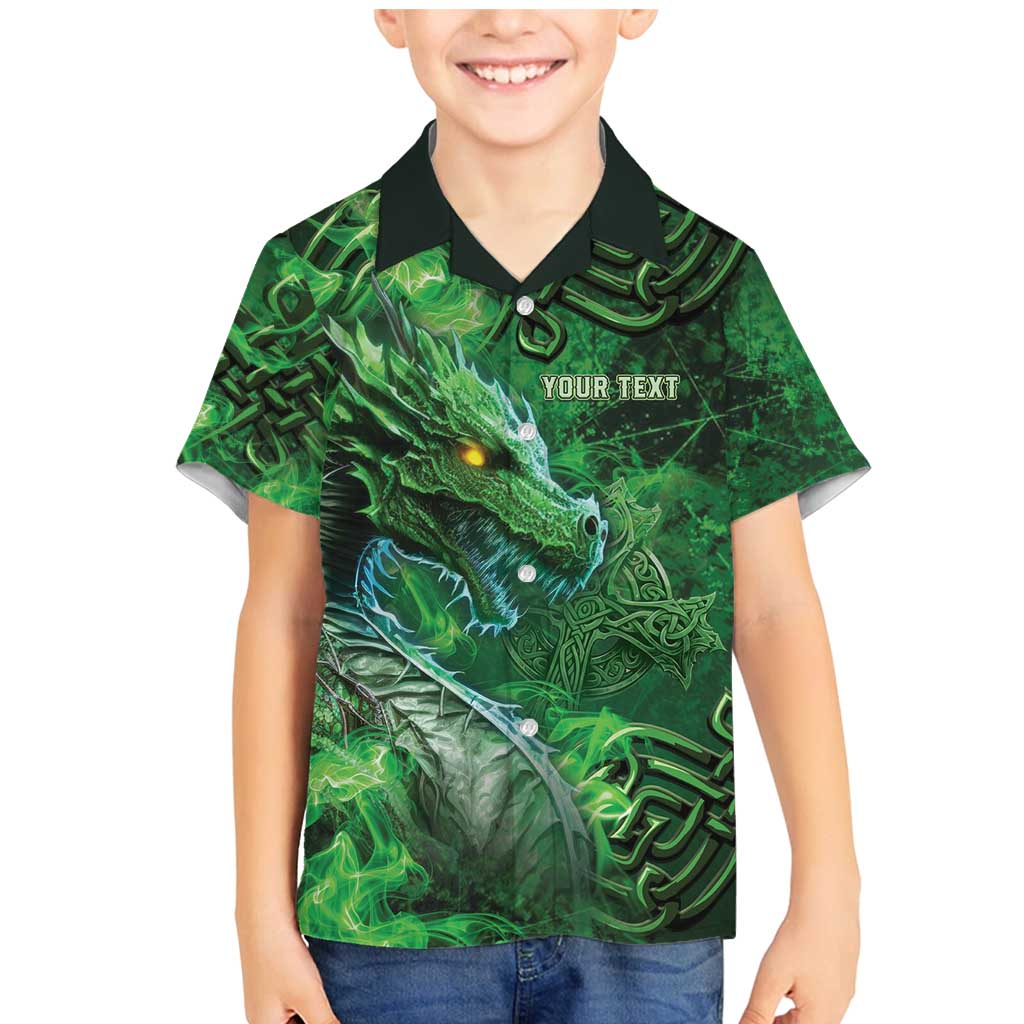 Personalized Ireland Celtic Family Matching Mermaid Dress and Hawaiian Shirt Irish Roots Dragon Soul - Wonder Print Shop