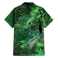 Personalized Ireland Celtic Family Matching Puletasi and Hawaiian Shirt Irish Roots Dragon Soul - Wonder Print Shop