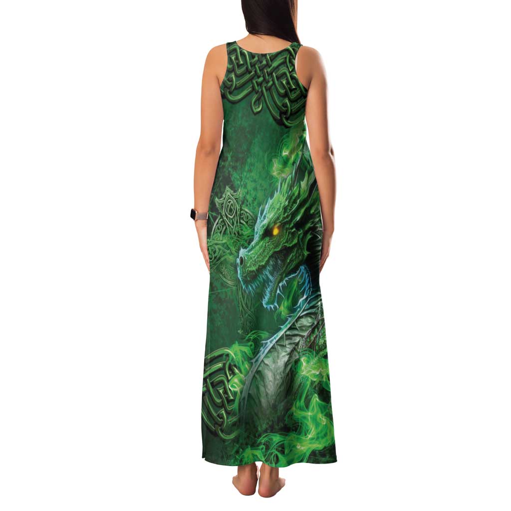 Personalized Ireland Celtic Family Matching Tank Maxi Dress and Hawaiian Shirt Irish Roots Dragon Soul - Wonder Print Shop