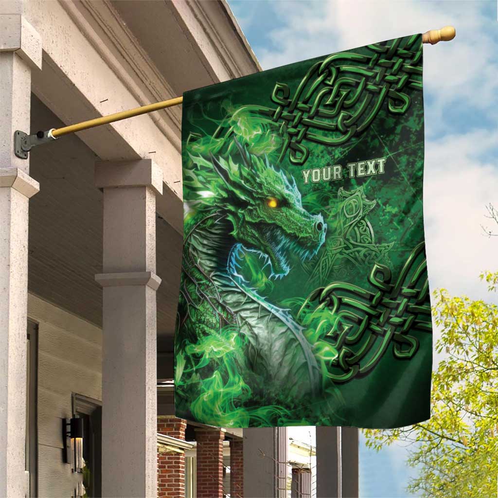 Personalized Ireland Celtic Garden Flag Irish Roots Dragon Soul - Wonder Print Shop