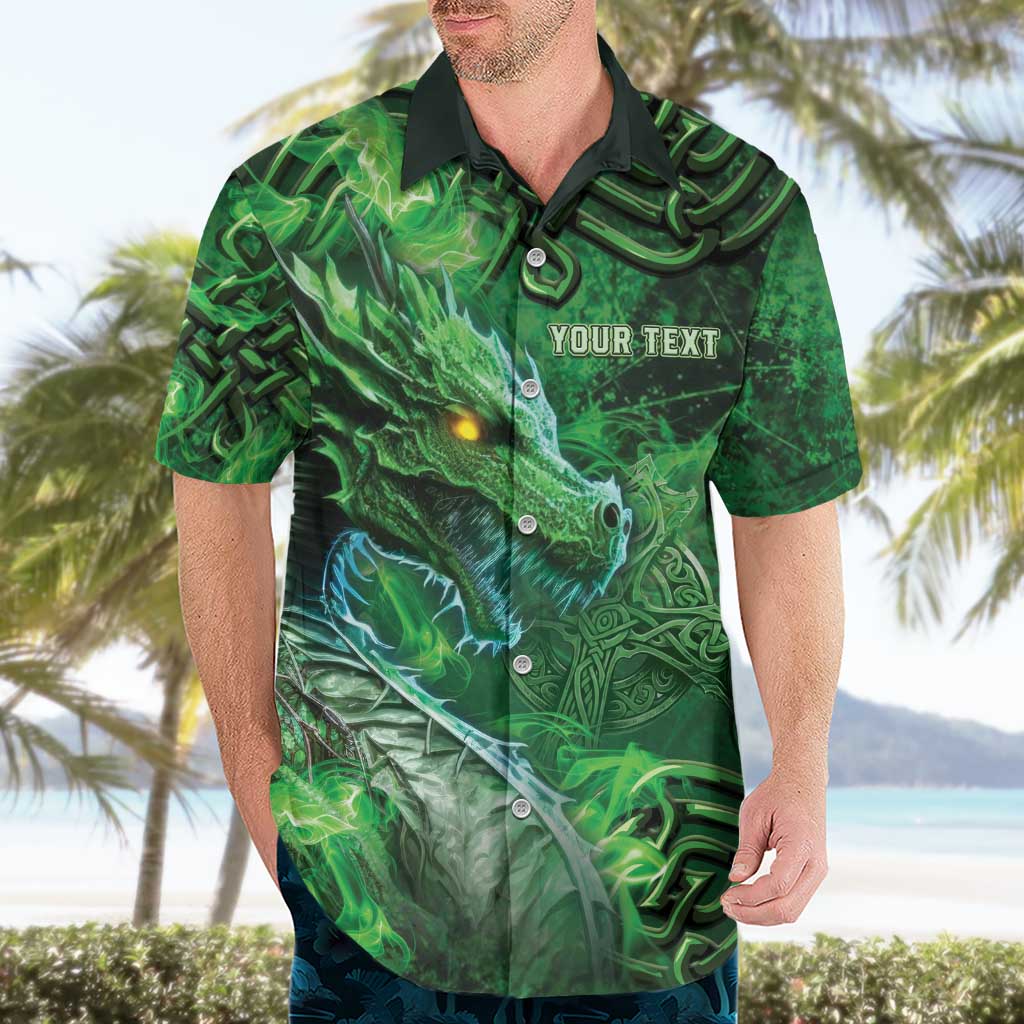 Personalized Ireland Celtic Hawaiian Shirt Irish Roots Dragon Soul - Wonder Print Shop