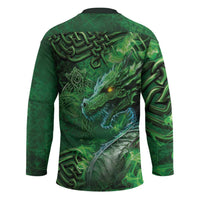 Personalized Ireland Celtic Hockey Jersey Irish Roots Dragon Soul - Wonder Print Shop