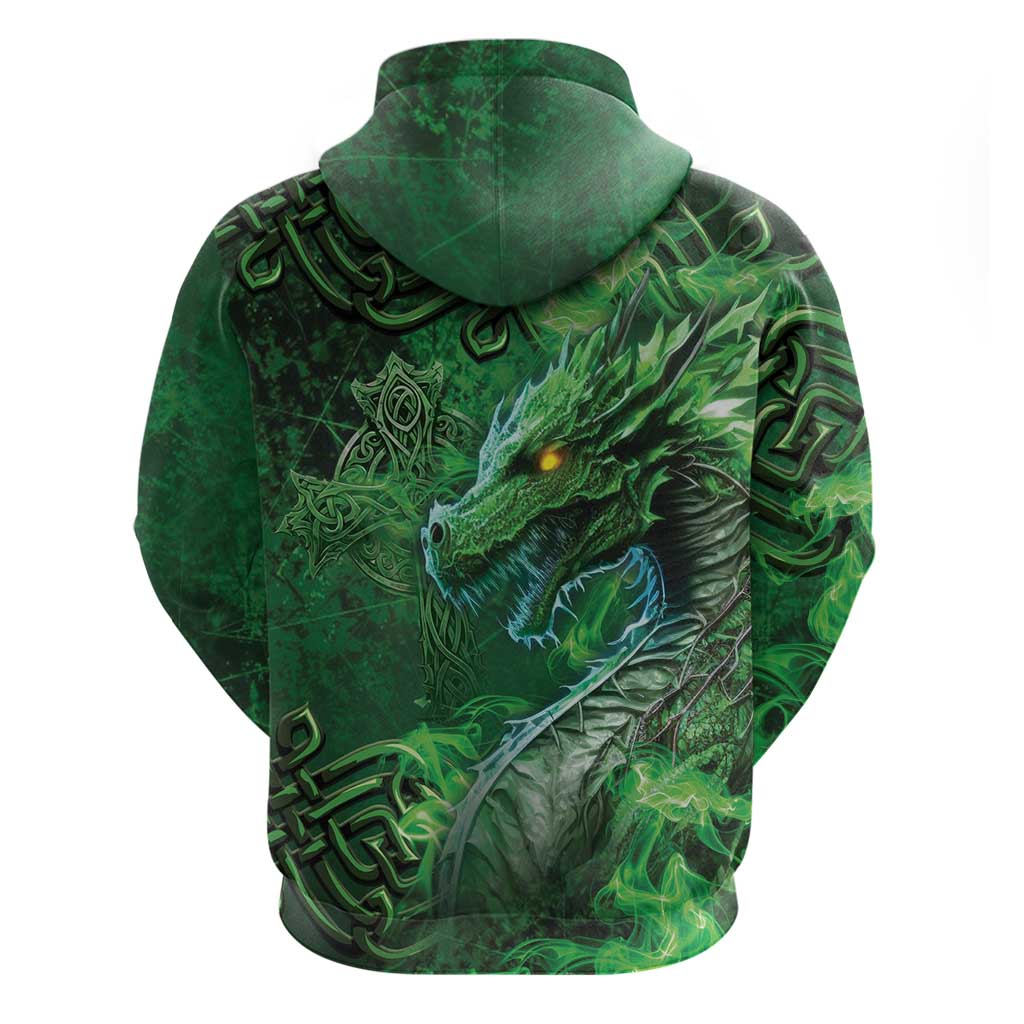 Personalized Ireland Celtic Hoodie Irish Roots Dragon Soul - Wonder Print Shop