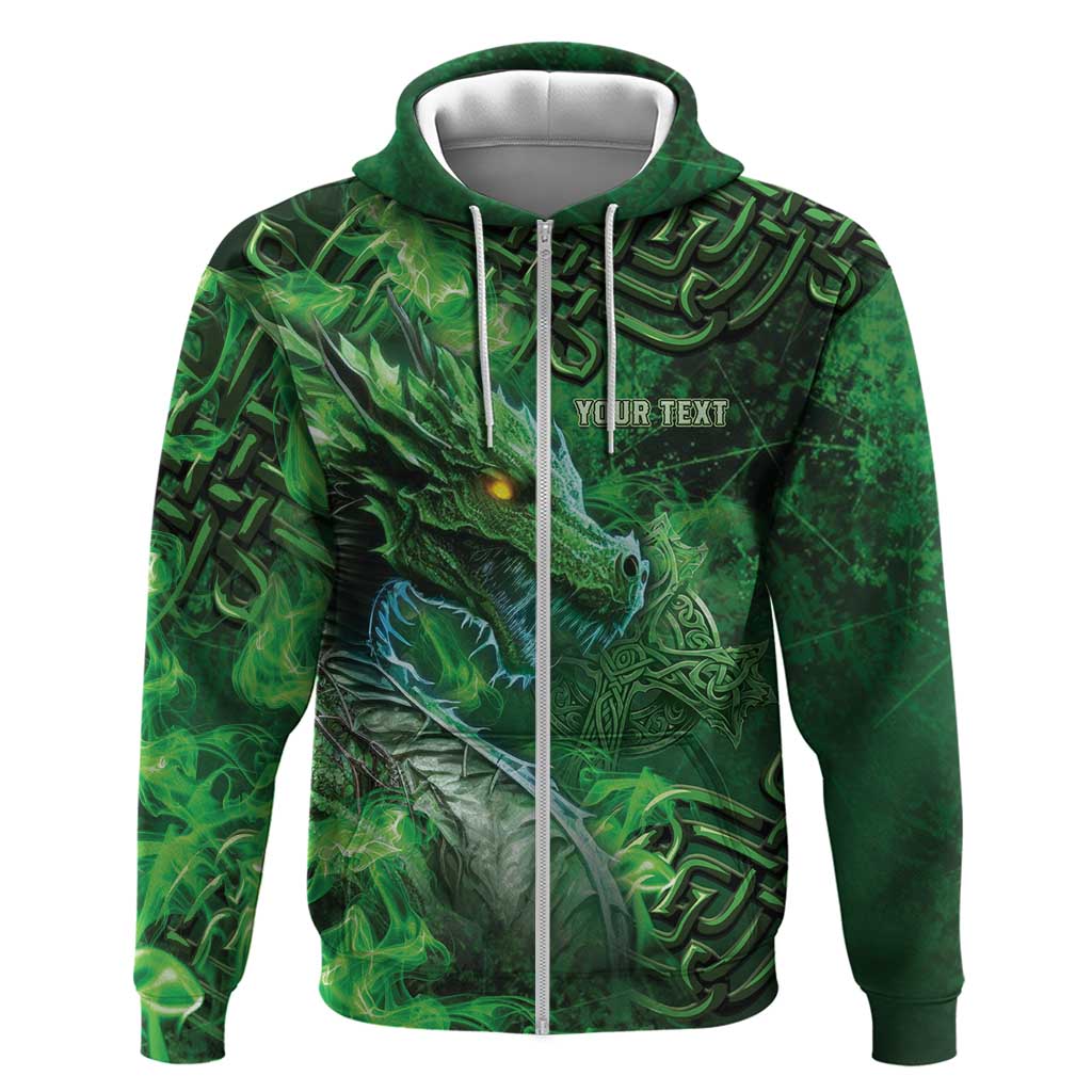 Personalized Ireland Celtic Hoodie Irish Roots Dragon Soul - Wonder Print Shop