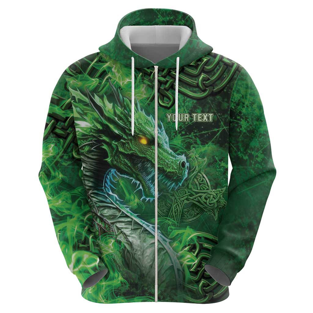 Personalized Ireland Celtic Hoodie Irish Roots Dragon Soul - Wonder Print Shop