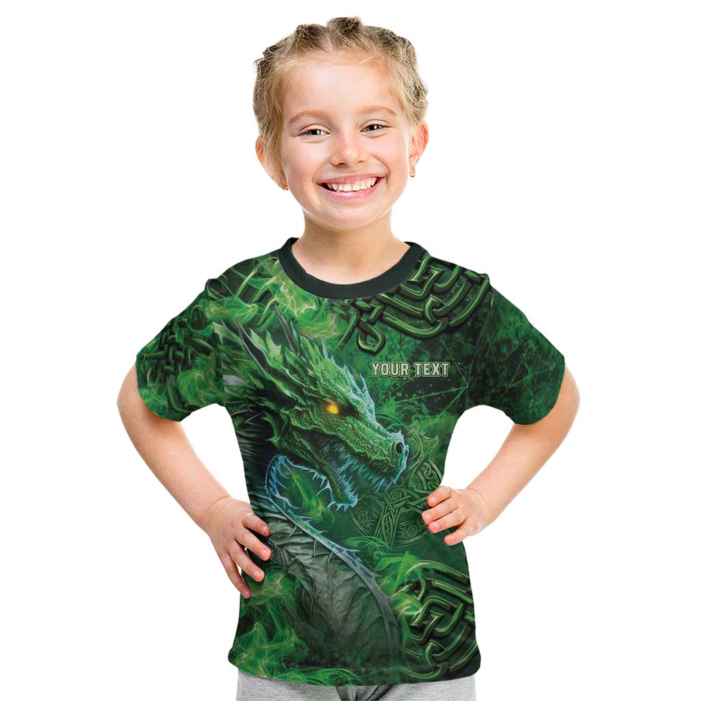 Personalized Ireland Celtic Kid T Shirt Irish Roots Dragon Soul - Wonder Print Shop
