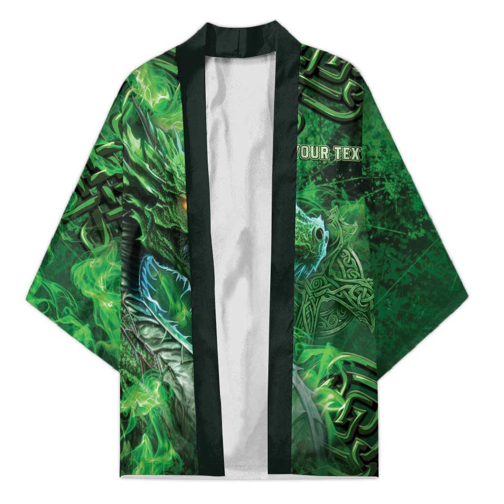Personalized Ireland Celtic Kimono Irish Roots Dragon Soul - Wonder Print Shop
