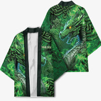 Personalized Ireland Celtic Kimono Irish Roots Dragon Soul - Wonder Print Shop