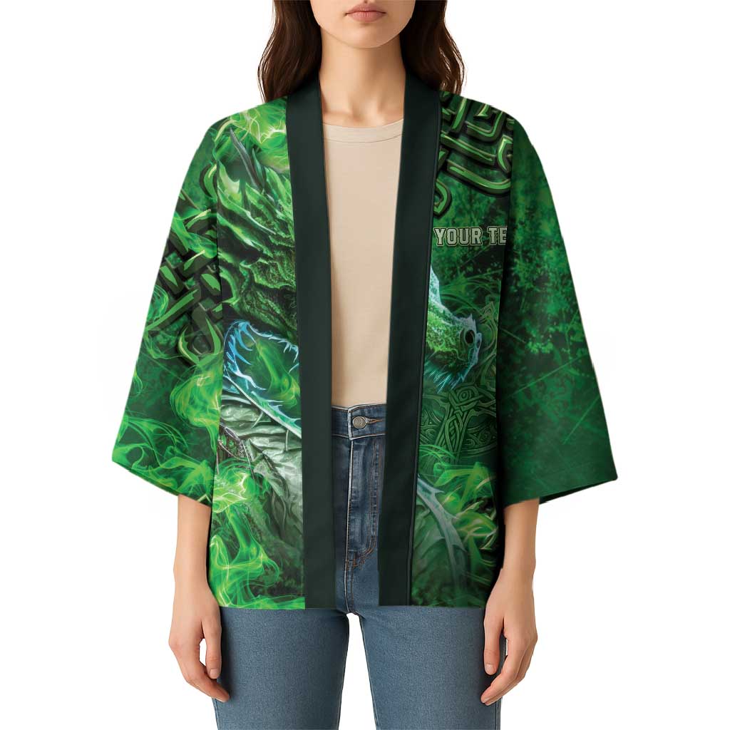 Personalized Ireland Celtic Kimono Irish Roots Dragon Soul - Wonder Print Shop