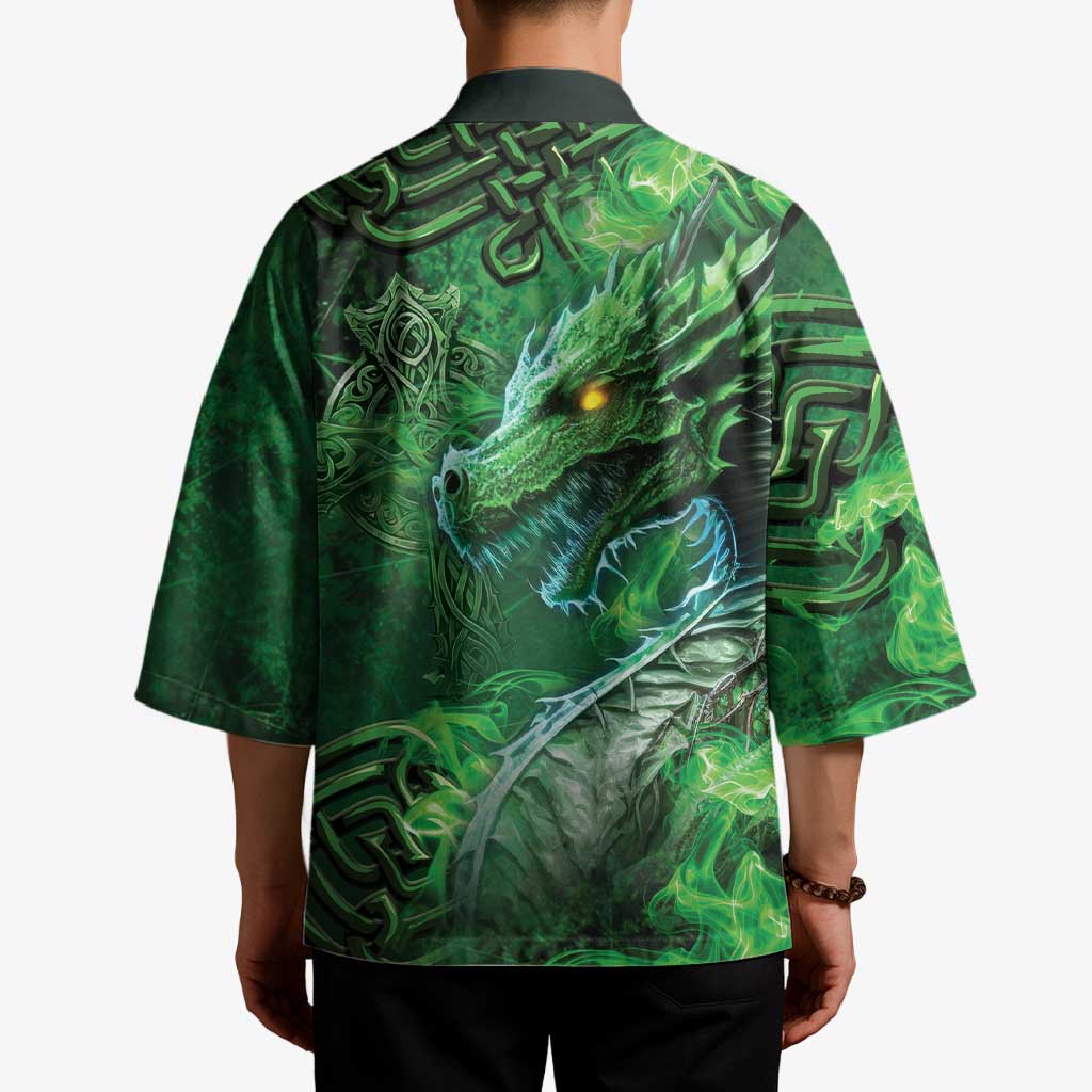 Personalized Ireland Celtic Kimono Irish Roots Dragon Soul - Wonder Print Shop
