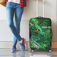 Personalized Ireland Celtic Luggage Cover Irish Roots Dragon Soul - Wonder Print Shop