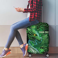 Personalized Ireland Celtic Luggage Cover Irish Roots Dragon Soul - Wonder Print Shop