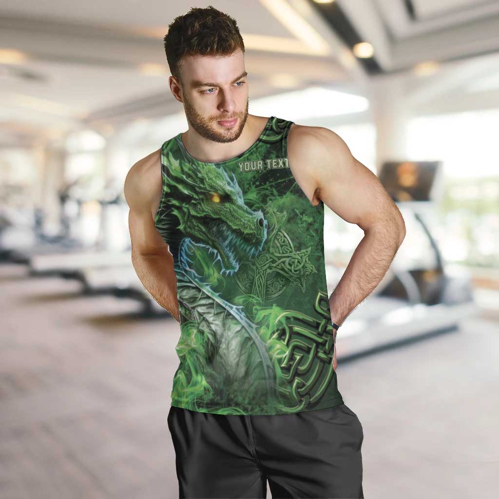 Personalized Ireland Celtic Men Tank Top Irish Roots Dragon Soul - Wonder Print Shop