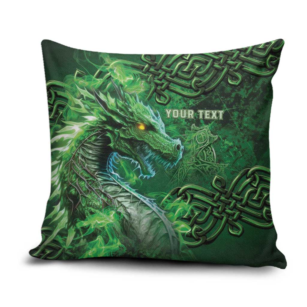 Personalized Ireland Celtic Pillow Cover Irish Roots Dragon Soul - Wonder Print Shop