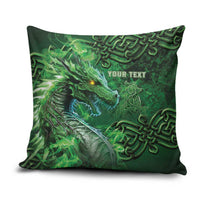 Personalized Ireland Celtic Pillow Cover Irish Roots Dragon Soul - Wonder Print Shop