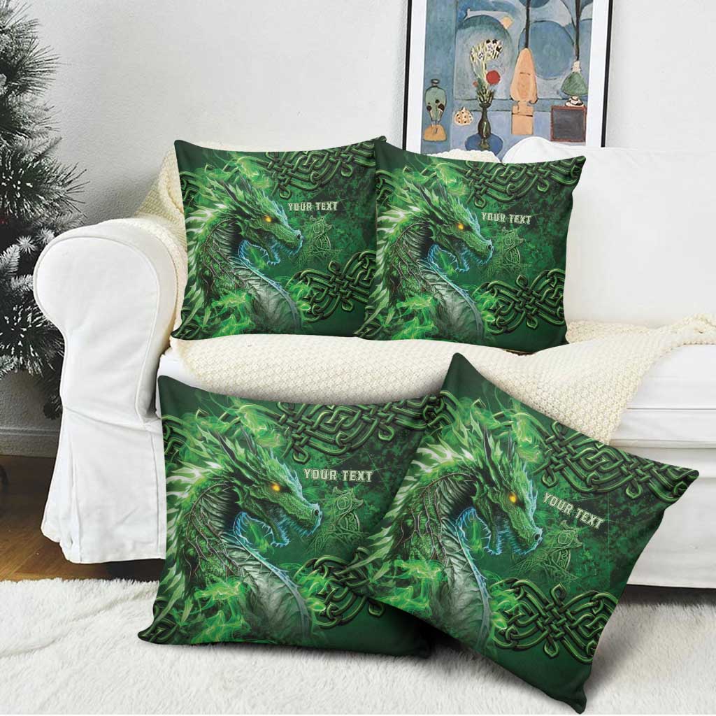 Personalized Ireland Celtic Pillow Cover Irish Roots Dragon Soul - Wonder Print Shop