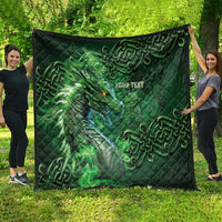 Personalized Ireland Celtic Quilt Irish Roots Dragon Soul - Wonder Print Shop