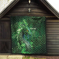 Personalized Ireland Celtic Quilt Irish Roots Dragon Soul - Wonder Print Shop