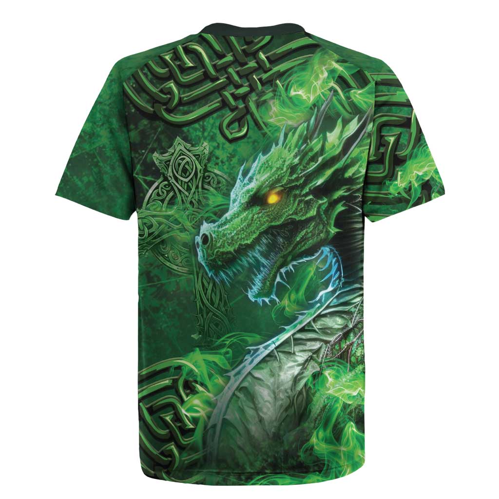 Personalized Ireland Celtic Rugby Jersey Irish Roots Dragon Soul - Wonder Print Shop