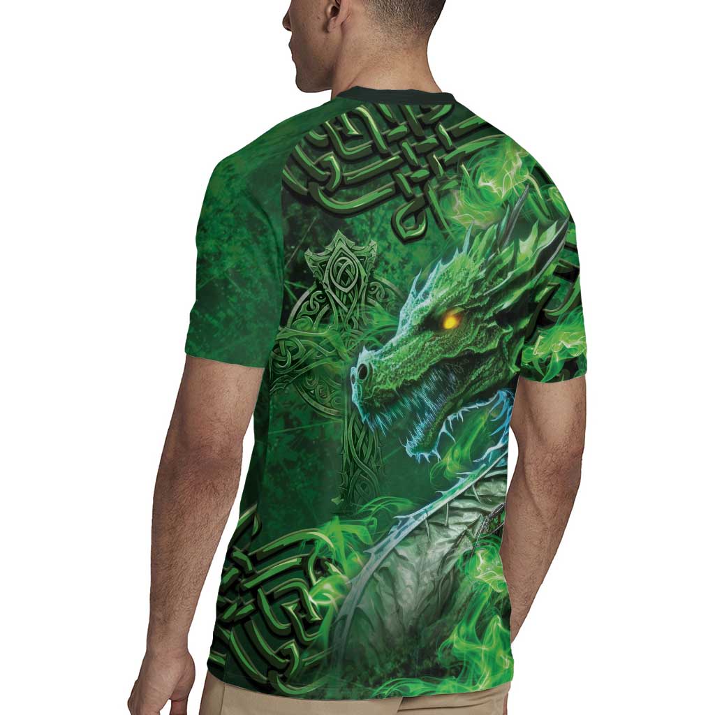 Personalized Ireland Celtic Rugby Jersey Irish Roots Dragon Soul - Wonder Print Shop