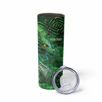Personalized Ireland Celtic Skinny Tumbler Irish Roots Dragon Soul - Wonder Print Shop