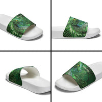 Personalized Ireland Celtic Slide Sandals Irish Roots Dragon Soul - Wonder Print Shop