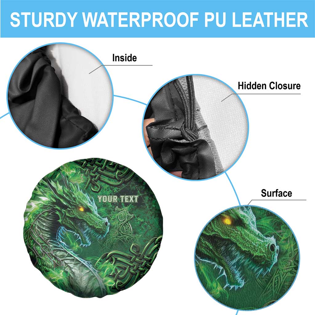 Personalized Ireland Celtic Spare Tire Cover Irish Roots Dragon Soul - Wonder Print Shop