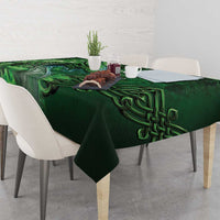 Personalized Ireland Celtic Tablecloth Irish Roots Dragon Soul - Wonder Print Shop