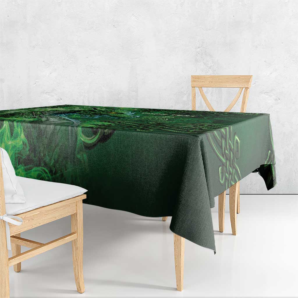Personalized Ireland Celtic Tablecloth Irish Roots Dragon Soul - Wonder Print Shop
