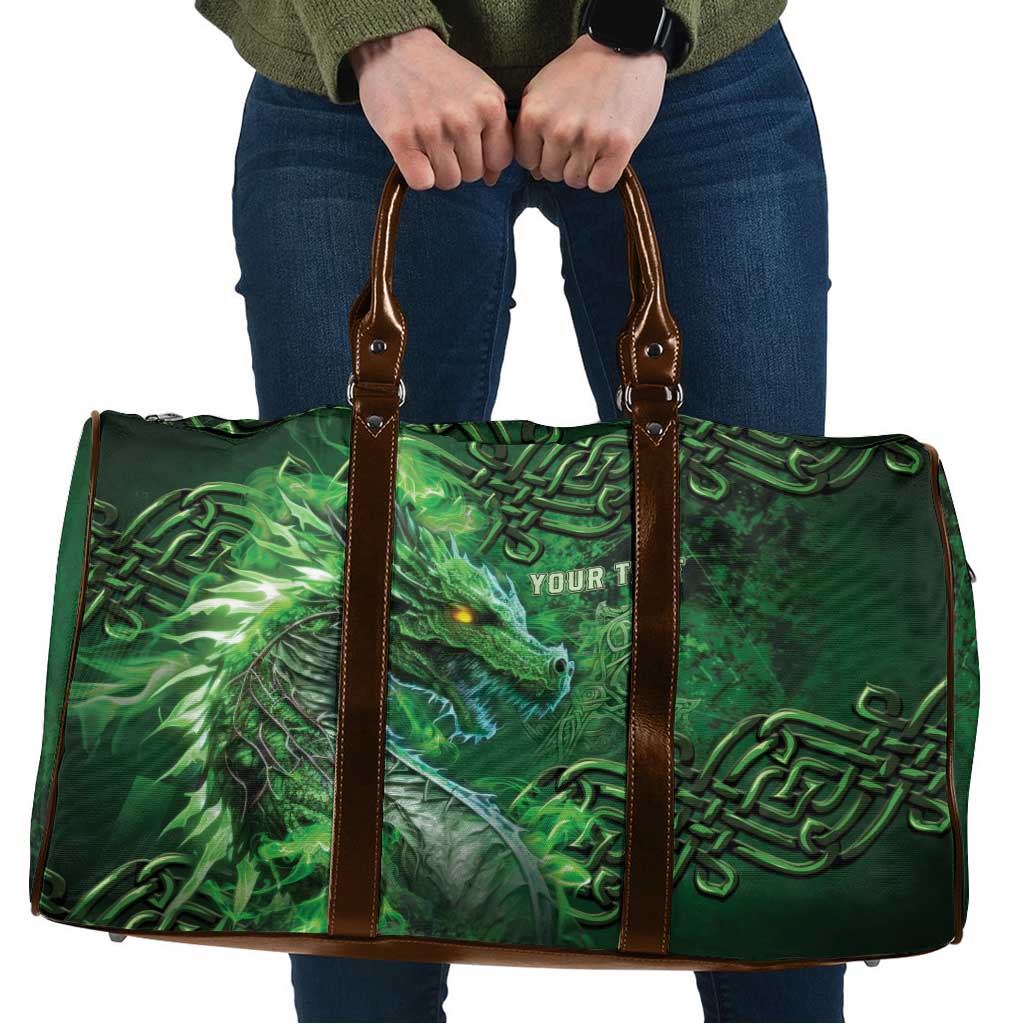 Personalized Ireland Celtic Travel Bag Irish Roots Dragon Soul - Wonder Print Shop