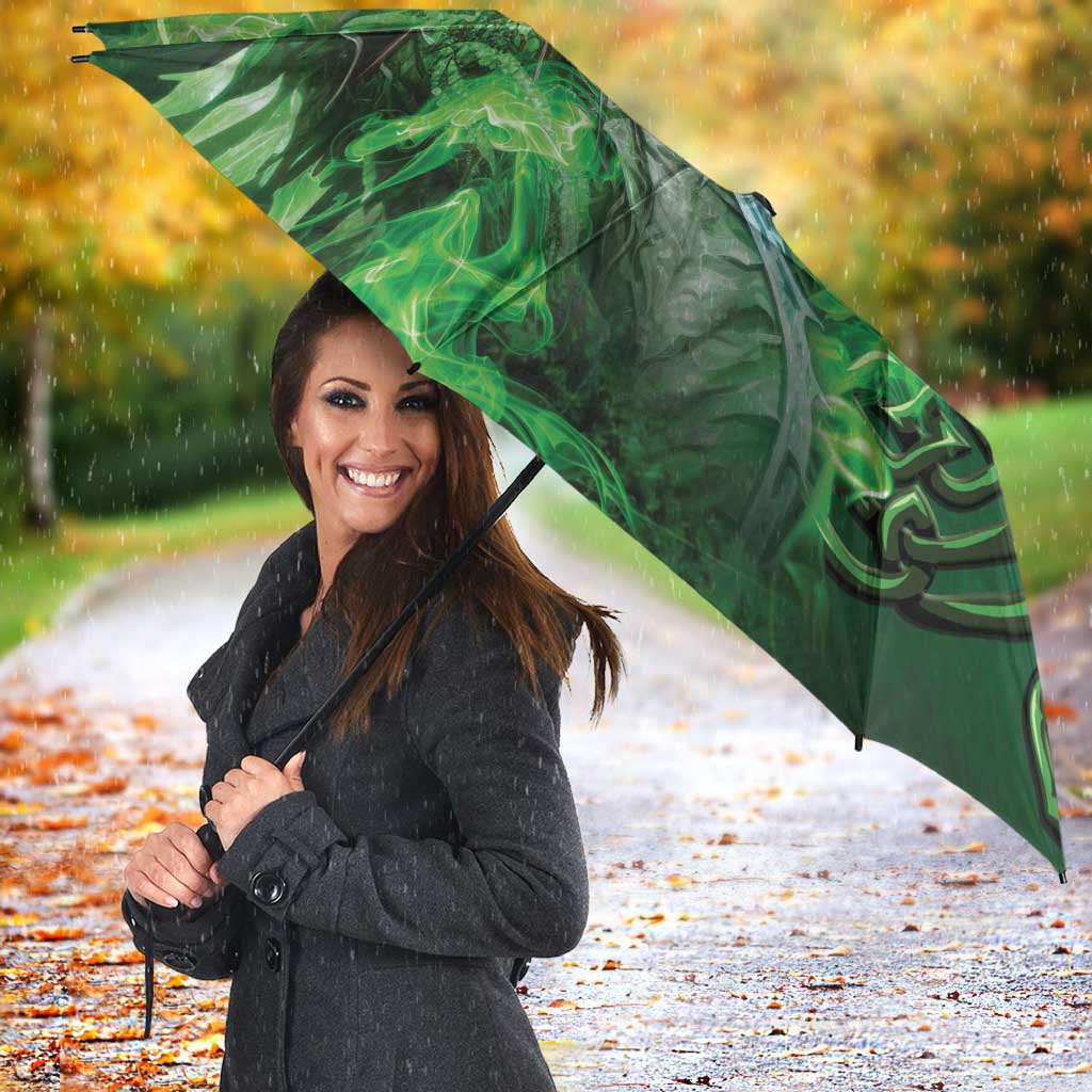 Personalized Ireland Celtic Umbrella Irish Roots Dragon Soul - Wonder Print Shop