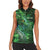 Personalized Ireland Celtic Women Sleeveless Polo Shirt Irish Roots Dragon Soul - Wonder Print Shop