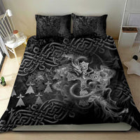 Brittany Celtic Cross Bedding Set Fantasy Celtic Dragon - Wonder Print Shop