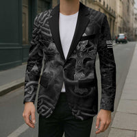 Brittany Celtic Cross Blazer Fantasy Celtic Dragon - Wonder Print Shop