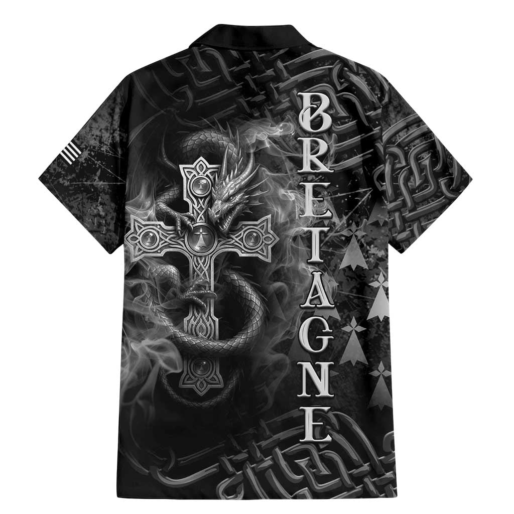 Brittany Celtic Cross Family Matching Mermaid Dress and Hawaiian Shirt Fantasy Celtic Dragon - Wonder Print Shop